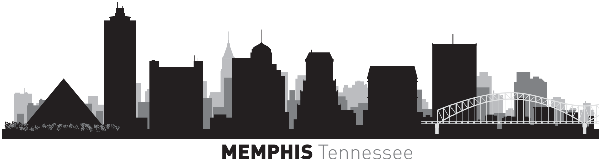 Mapa de Memphis, Tennessee