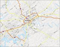 Mapa de Knoxville, Tennessee