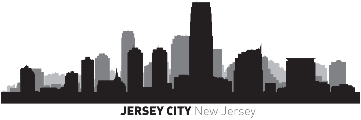 Mapa de Jersey City, Nueva Jersey