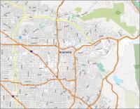 Mapa de Anaheim, California