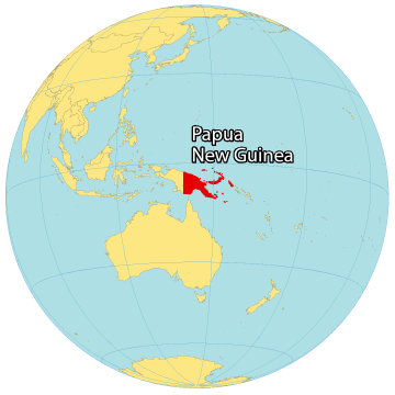 Papua Nueva Guinea Mapa