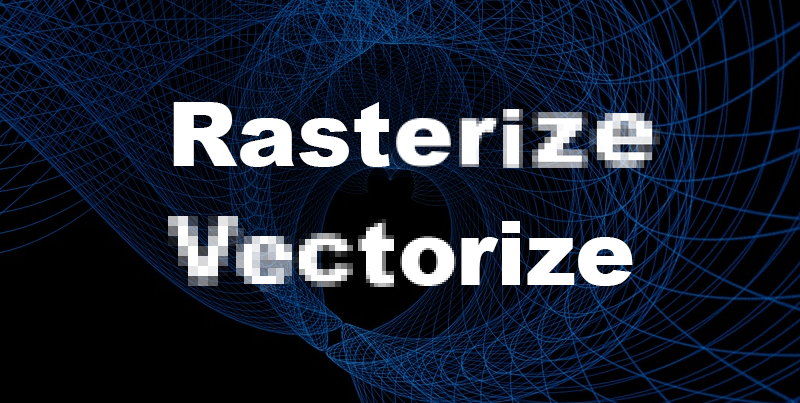 Rasterización y vectorización: cómo convertir los formatos de datos
