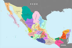 mapa de mexico con estados y ciudades