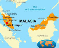 ¿Qué pais está más alrededor de Malasia?
