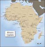 mapa de africa con nombres