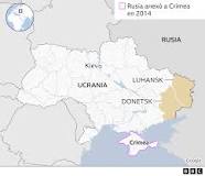 mapa físico de ucrania