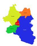 ¿Qué municipios colindan con Poza Rica Veracruz?