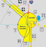 ¿Qué ciudades estan cerca de Laredo Texas?