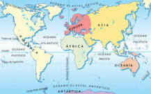 mapa del mundo con paises