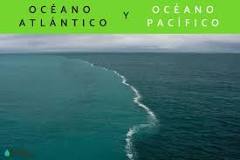 océano pacifico y atlantico mapa