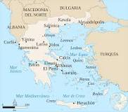 grecia no mapa