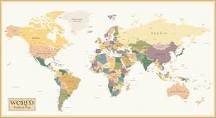 ¿Qué es un mapa mundi con nombres?