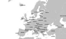 ¿Cuáles son los 50 países de Europa?