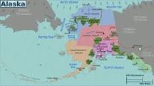 mapa de alaska con nombres