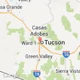 mapa tucson arizona