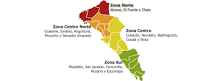 mapa del estado de sinaloa
